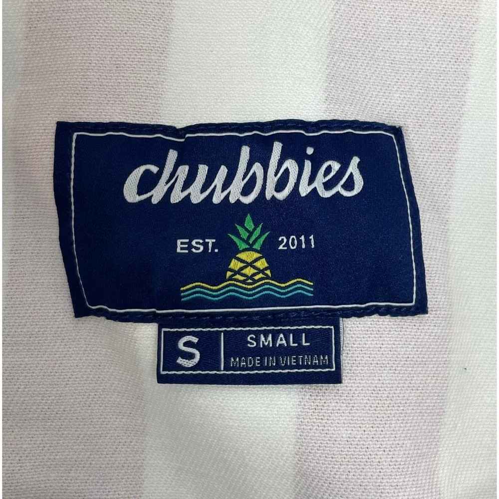 Chubbies Overalls Men Small Red White Blue American Flag Shorts Chubberalls